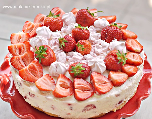 Tarta de queso y fresas fácil, sin horno 3