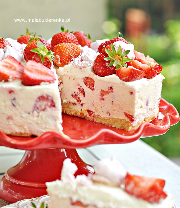 Tarta de queso y fresas fácil, sin horno 4