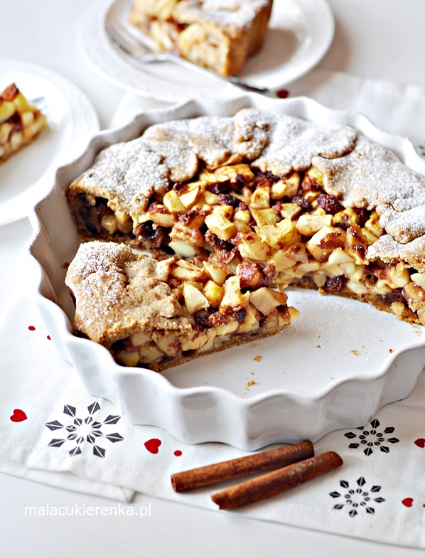 Tarta de manzana con nueces 2