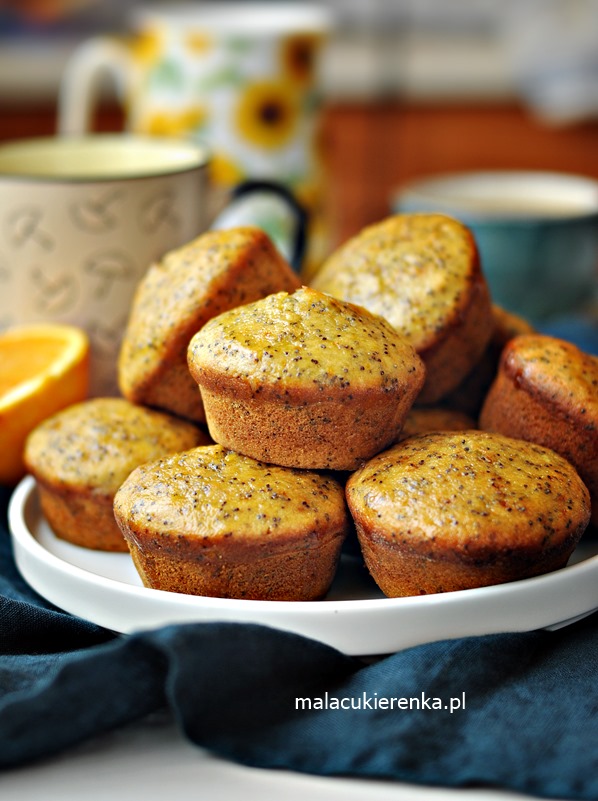 Muffins de naranja fáciles con semillas de amapola 3