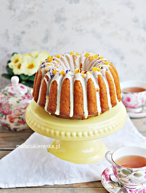 Tarta de yogur con limón y naranja 4