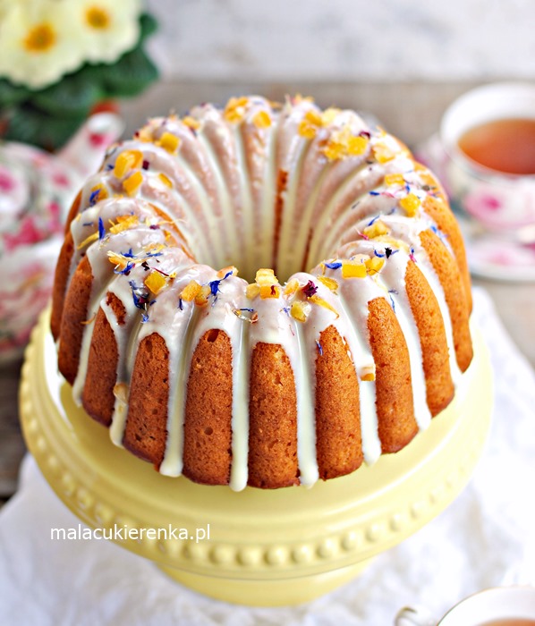 Tarta de yogur con limón y naranja 1