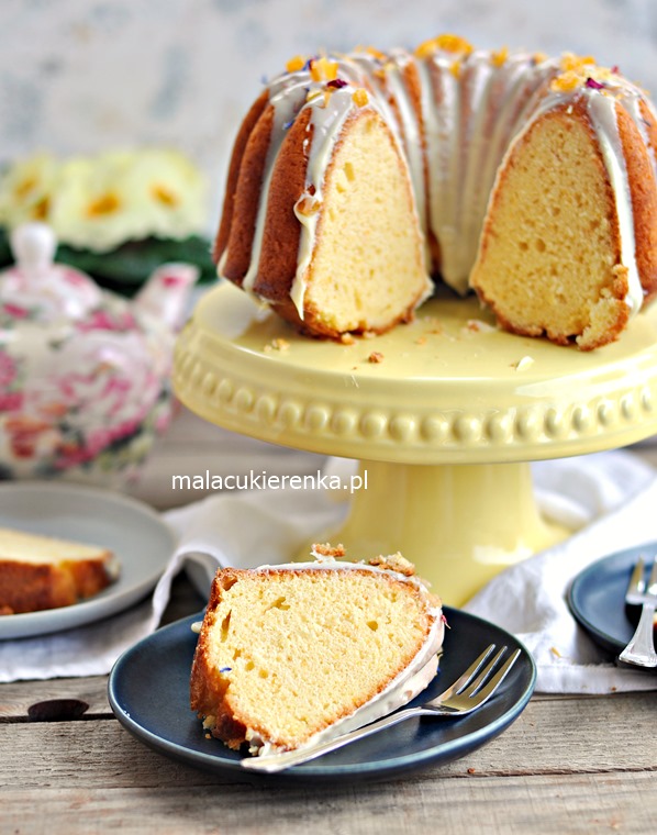 Tarta de yogur con limón y naranja 3