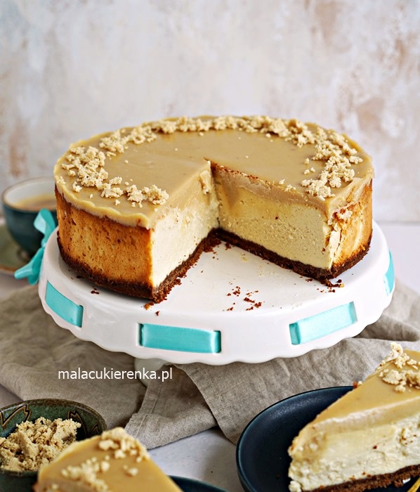 Tarta de queso y halva con glaseado de halva fácil de hacer 5